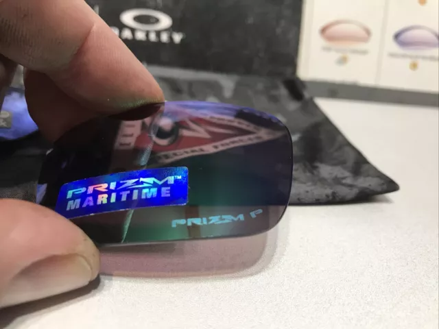 Oakley Turbine Prizm Maritime Polarized Lens Set - New w/ Special Forces OR USA