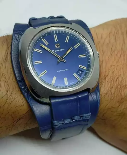 SPLENDIDO ZENITH SURF AUTOMATIC 01.1240.380 CAL.2572PC 40mm CINTURINO ALLIGATORE