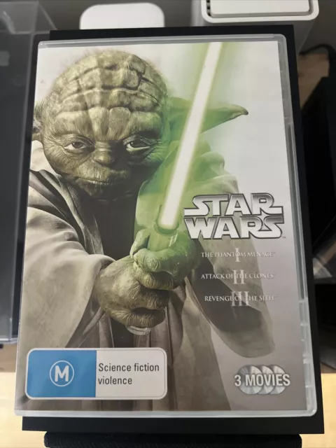Star Wars: Prequel Trilogy Blu-ray (The Phantom Menace / Attack of the  Clones / Revenge of the Sith)