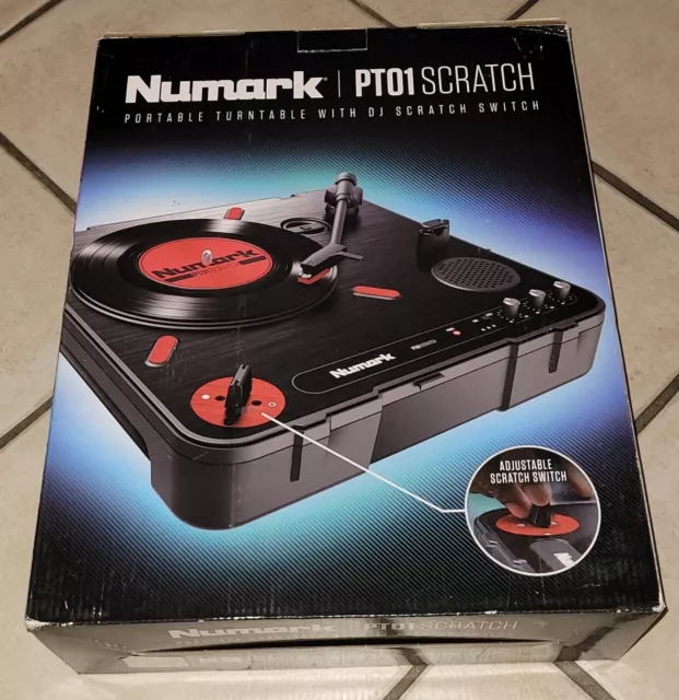Numark PT01 Scratch Portable Turntable - Neuf