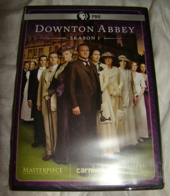 Masterpiece Classic: Downton Abbey - Season 1 (DVD, 2011, 3-Disc Set) New Sealed