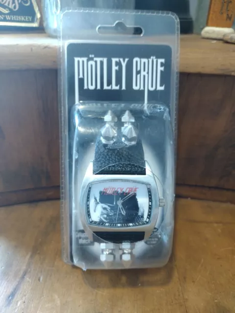 Brand New Sealed Motley Crue Spiked Watch 2002 Motley Crue Touring, Inc