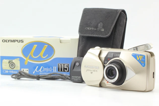 [Near MINT in Box] Olympus μ mju Stylus ii 115VF 35mm Film Camera From JAPAN