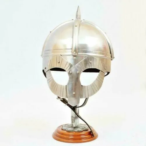 Medieval Steel Viking Nasal Helmet ~Hand-Forged