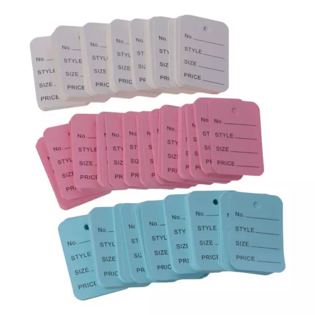 1000PCS Paper Clothing Labels Tag  Shoe Labels Tag Jewelry Price Tags