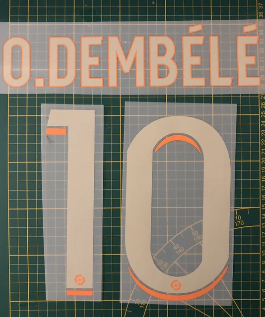 Flocage Dembélé #10 - Maillot Paris 2024/2025 Third Version - Coupe D'Europe