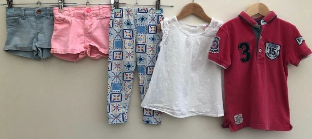 Pacchetto di abbigliamento per ragazze età 2-3 Gap Next Tu