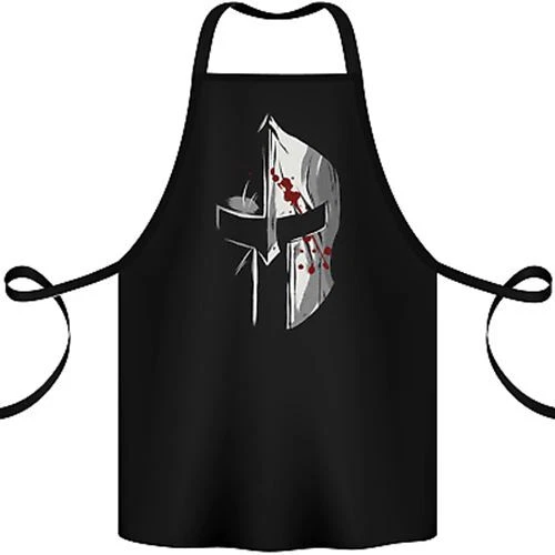 Gym Training Top Spartan Helmet MMA Cotton Apron 100% Organic