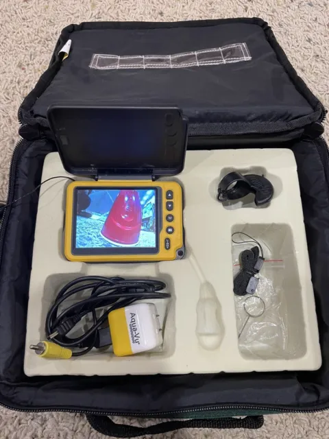 AQUA-VU MICRO AV Plus Underwater Camera Kit - Case. Ice Fishing, Color,  Portable $139.99 - PicClick