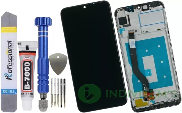 Für Huawei Y7 2019 (Y7 Prime) Display Komplettes Bildschirm LCD + Touch + Rahmen