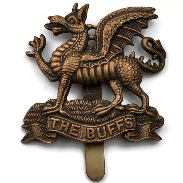 Original Royal East Kent (The Buffs) Regiment Cap Badge