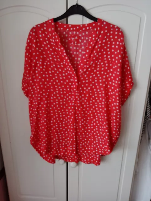 Marks And Spencer Ladies Linen Top Size 12