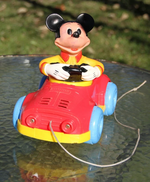 ANTIQUE 1973 WALT Disney / Kohner Bros. Vintage Pull String Mickey