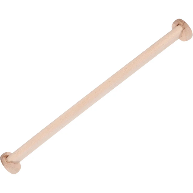 Robusto perchero perchero barras de tracción 72-144 para cortinas madera