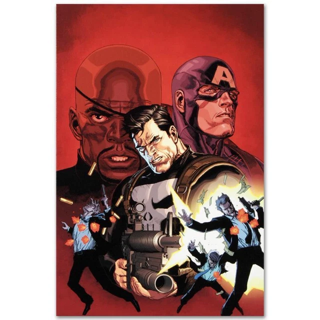 Marvel Comics "Ultimate Avengers" Limited Edition Art Canvas Numbered