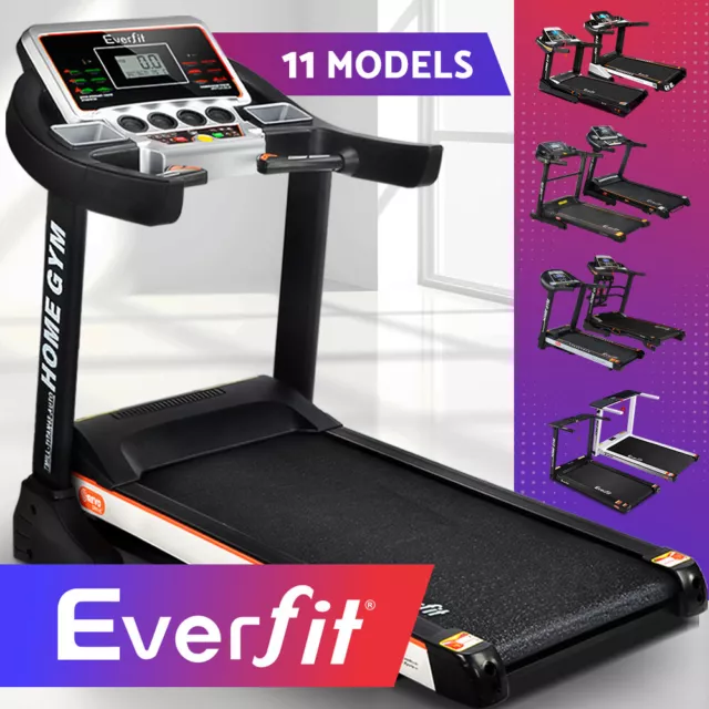 Everfit Electric Treadmill Auto Incline Home Gym Exercise Run Machine Fitness