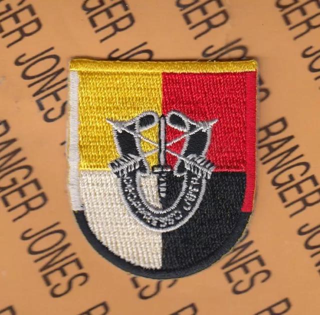 US ARMY 3RD Special Forces Group Airborne SFGA Beret Flash patch RED