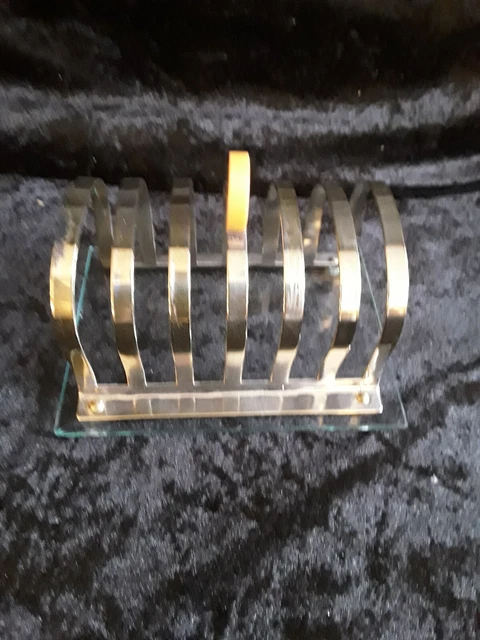 Goldener Toastständer Aus Metall - 6-fach Brothalter Für Knusprigen Toast