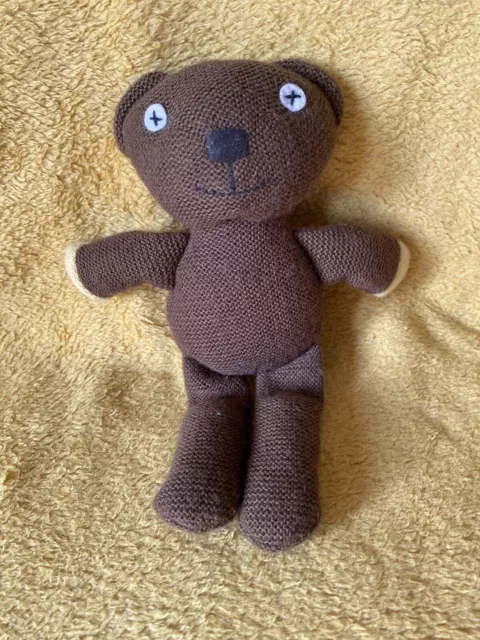 TY Beanie Babie TEDDY Mr Bean Teddy Bear 9" Approx Soft Toy Plush