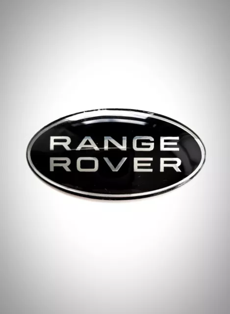 Car badge, sticker, deckal Range Rover, black/Chrome details