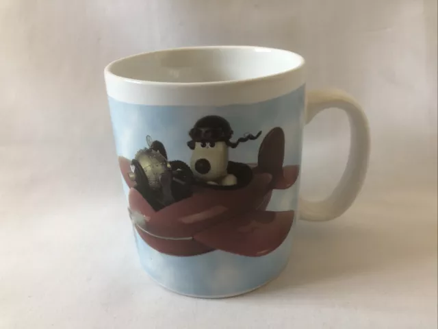 Wallace & Gromit Red Baron Flying Ace Pilot Ceramic Coffee Mug W&G Ltd 1989