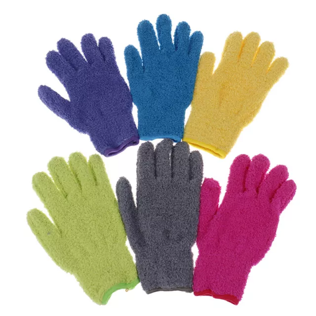 1 Pcs Microfiber Dusting Cleaning Glove Mitt Cars Windows Dust Remover T'EL