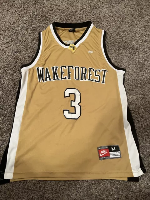 [RARE] Vintage Nike Chris Paul Wake Forest Jersey | Gold size M