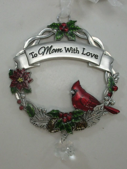* vintage ornament ୨୧ * ホワイト シープ mama Vintage Gold Tone Lovely Mother White Rose Brooch - Z13