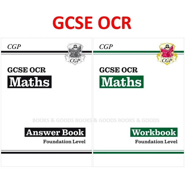 NEW GCSE OCR Maths Workbook Foundation Grade 9-1 Course and Answer CGP ...
