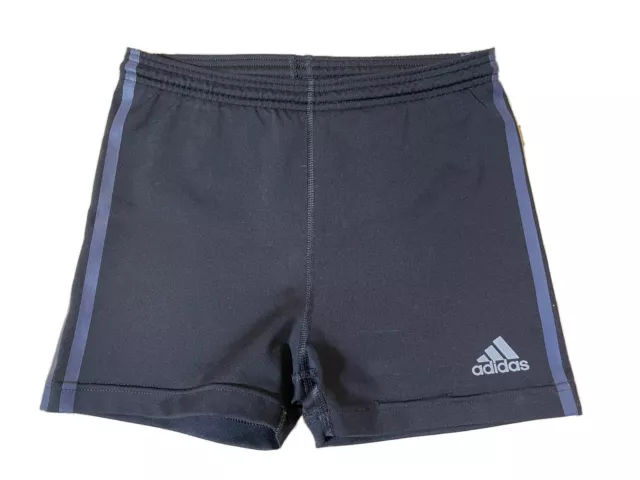 Pantaloni sportivi vintage Adidas donna leggins corti D 40 S M neri