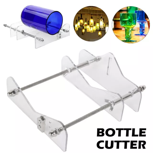 4 In1 Glass Bottle Wine Glass Cutter Machine DIY Art Handmade Cutting Tool UK