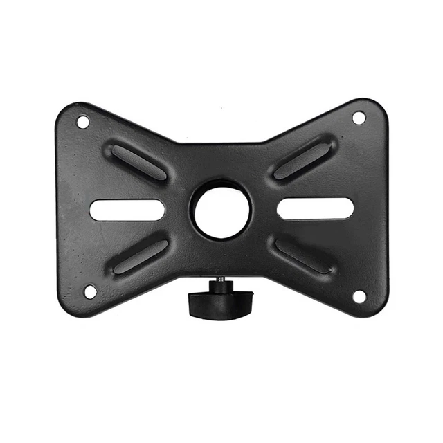 Adaptateur Rotatif 35 Mm Pour Trépied De Haut-parleur DJ/PA - Plateau Réglable 175x110 Mm - Fixation Par Vis 13 Mm Max