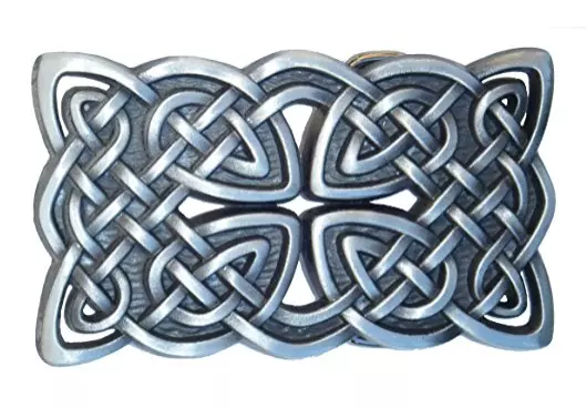 Buckle Gürtelschnalle Celtic Keltischer Knoten 3D Optik für Wechselgürtel Gürtel