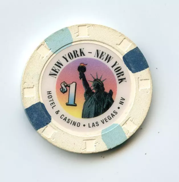 1.00 Chip from the New York New York Casino Las Vegas Nevada Statue