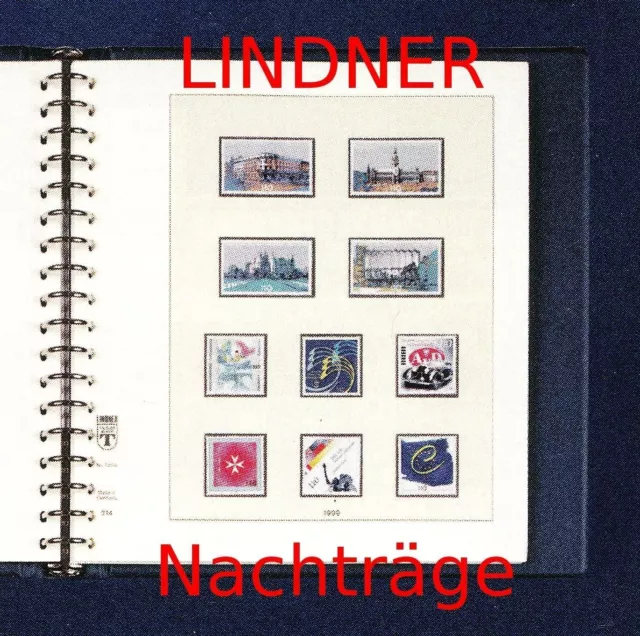 Lindner T-falzlos Nachtrag 2016 Bundesrepublik Deutschland BRD (T120b) NEU!!!