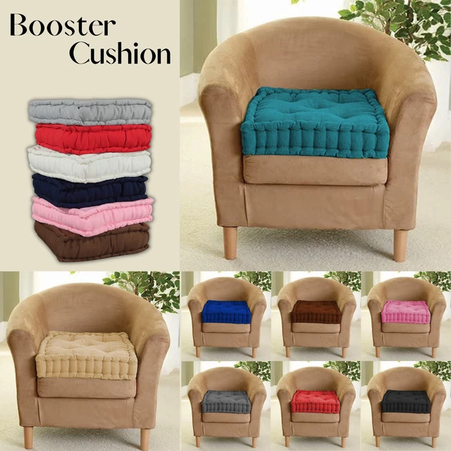 Armchair Booster Cotton Cushion Seat Pads Chunky Garden Dining Car Chair Thick