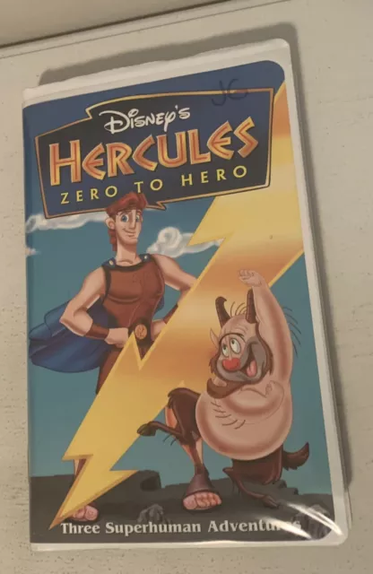 Hercules: Zero to Hero VHS Disney Clamshell