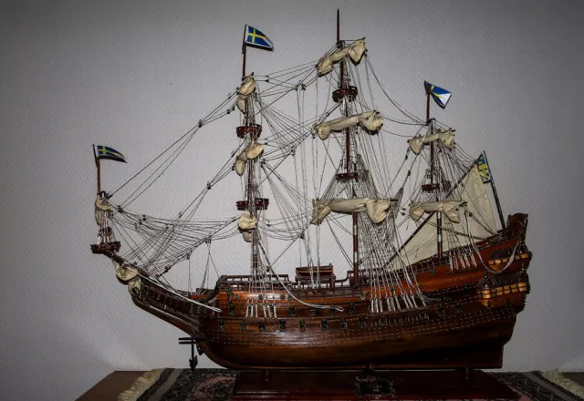 Segelschiff Modell Holz, Wasa 1620 länge ca. 90 cm breite ca. 83cm