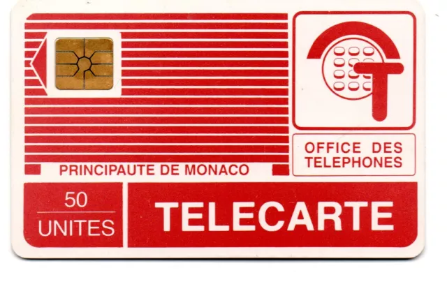 MONACO --Télécarte Phonecard -- 50 Unités - MP 13 - GEM - 04/89 - Série 204b