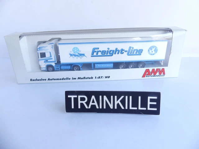Herpa 1:87 – Camion Scania R 09 TL HZ + Remorque – Power Truck Show – Miniature HO