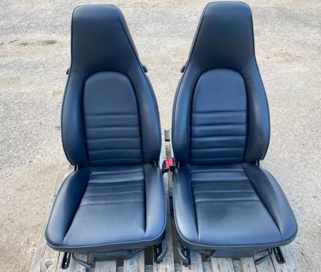 Porsche 911 964 944 968 Turbo Sitze front seats 4 ways seat MARINE BLUE