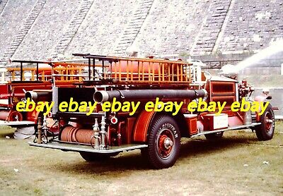 Fire Apparatus Slide Unknown NY Fire Dept Ahrens Fox Pumper in 1977 NY104