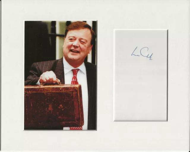 Kenneth Clarke politics genuine authentic autograph signature and photo AFTAL