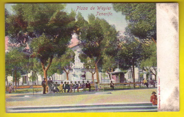 TENERIFE Plaza de Weyler 1900 - animada  ISLAS CANARIAS