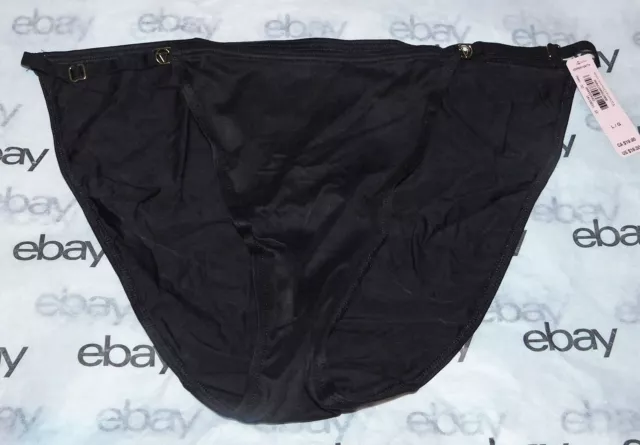 NEW VICTORIA'S SECRET Love Cloud Adjustable String Bikini Panty Black ...