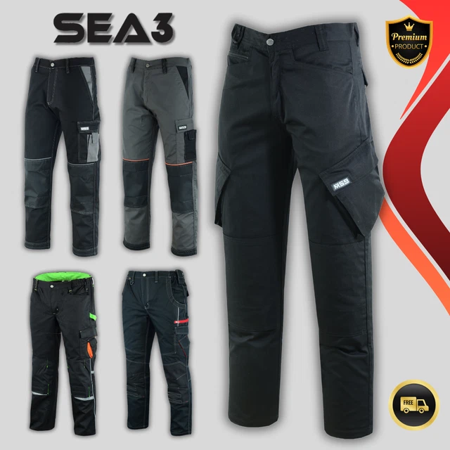 Herren Cargo-Hose Combat-Stil - Elastisch, Wasserabweisend, Größen M Bis 3XL