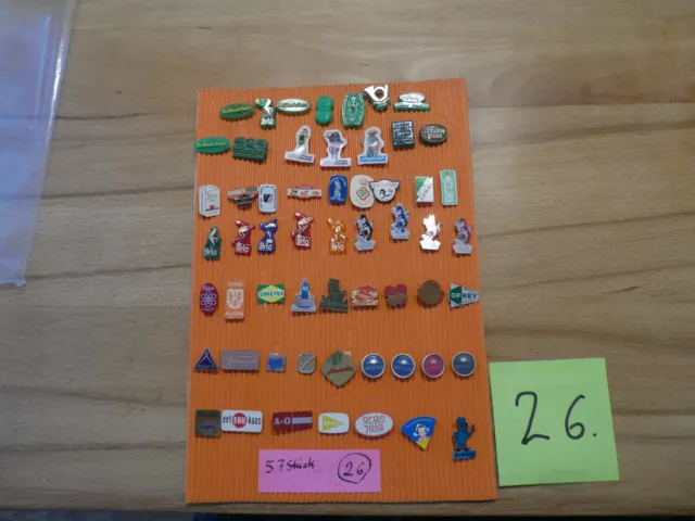 Anstecknadeln ca. 57 Stück aus Sammlung,Konvolut,Gebraucht,Abzeichen. Pins. (26)