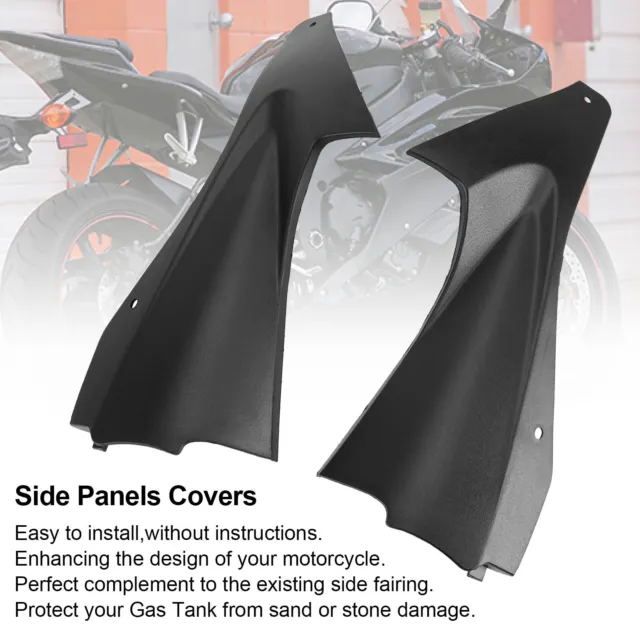 Gas Fuel Tank Side Cover Fairing Panel Cowl Trim for Yamaha YZF R6 2006-07