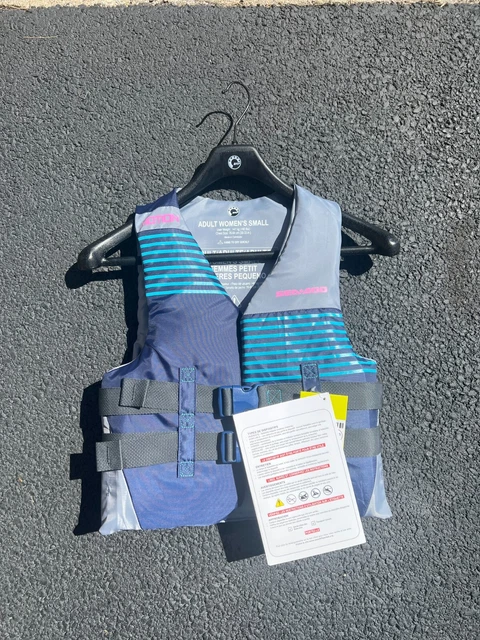 New Sea Doo Life Jacket, OEM Ladies Motion PFD 2868030489 Seadoo Life Preserver