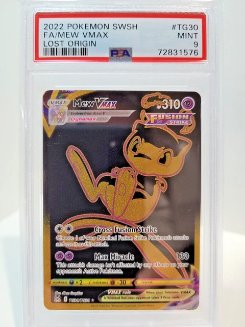 Mew VMax - TG30/TG30 Gold Full Art Ultra Rare - Lost Origin – JAB Games13